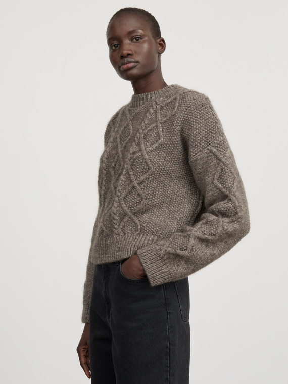 ellen jumper light brown skall studio shop online cover