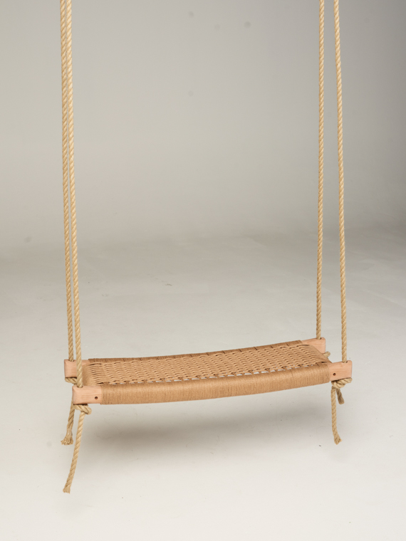 atelier mooijen beech swing handwoven seating paper cord side 2