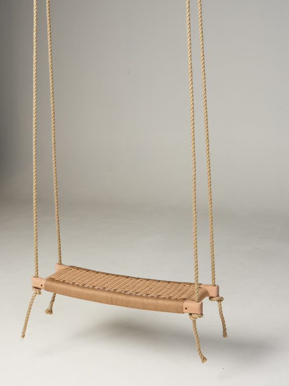 atelier mooijen beech swing handwoven seating paper cord cover