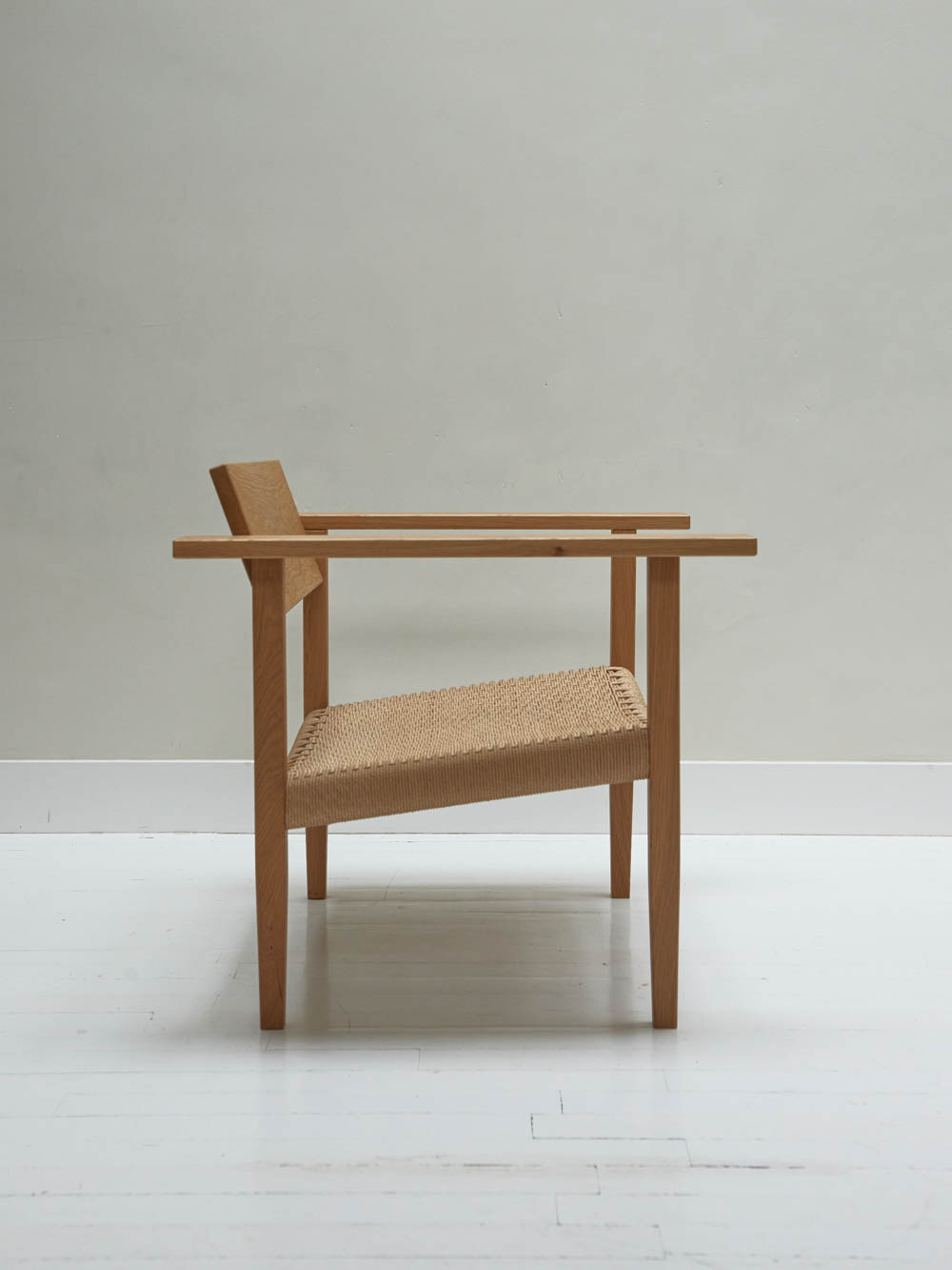 handmade oak lounge chair atelier mooijen handmade furniture oak furniture side