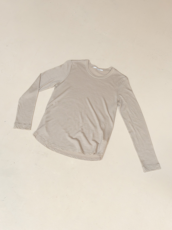 pomandere shop online pomandere longsleeve front beige