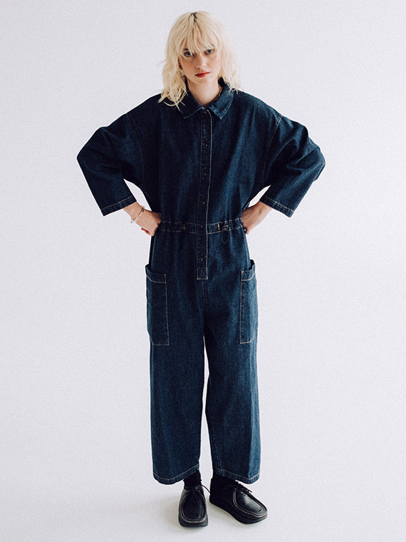 girls of dust shop online garage suit hemp denim total look