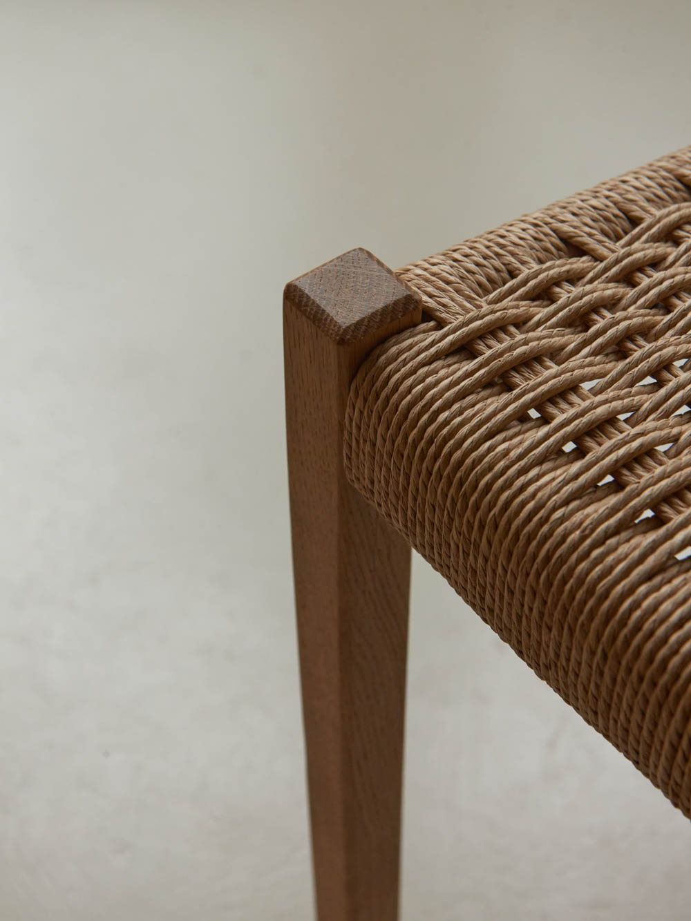 atelier mooijen shop online oak stool oak furniture handmade furniture detail