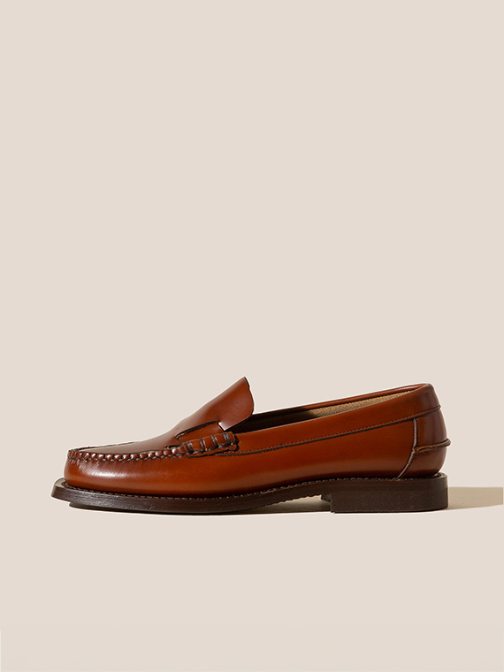 sineu interlaced detail slip on loafer tan hereu shop online hereu loafers cover