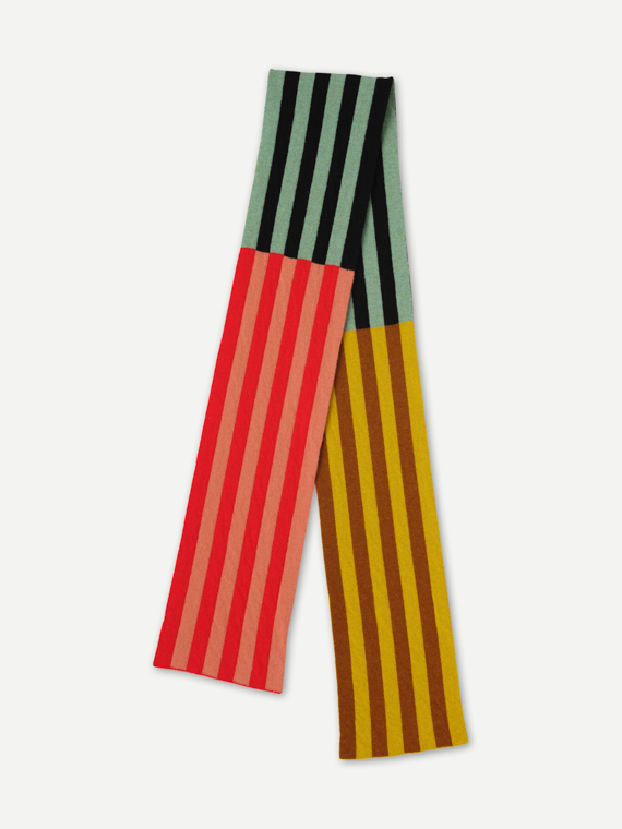 vertical stripe scarf multi color jo gordon shop online packshot