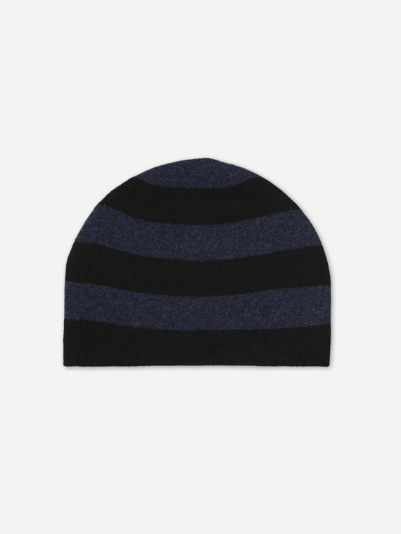 Fine Knit Bold Stripe Hat Cosmos jo gordon shop online