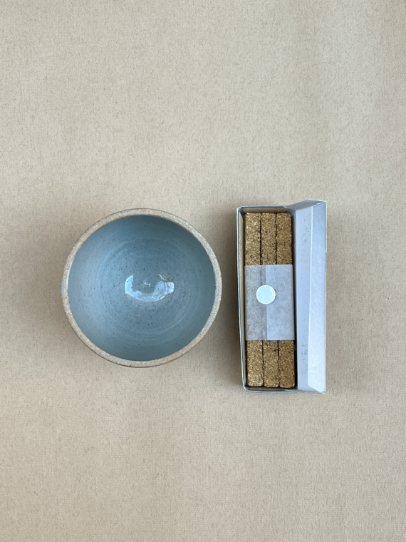 ESPIRITUS DEL ANDE + WABI SABI BOWL SET incausa incense handmade incense cover