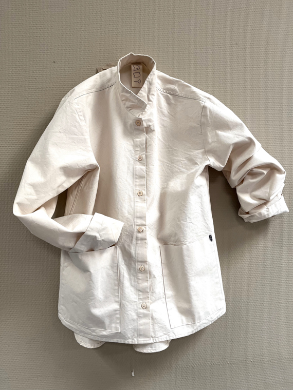 undyed canvas cotton shirt Rachel fant shop online cover