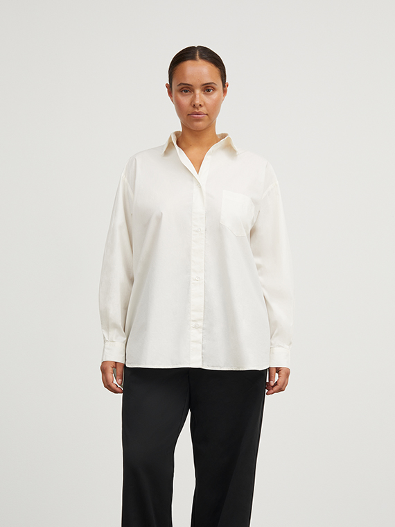 Edgar shirt light cream skall studio shop online organic cotton shirt gots cover