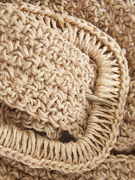 carla straw belt hand braided belt natural jute skall studio shop online detail